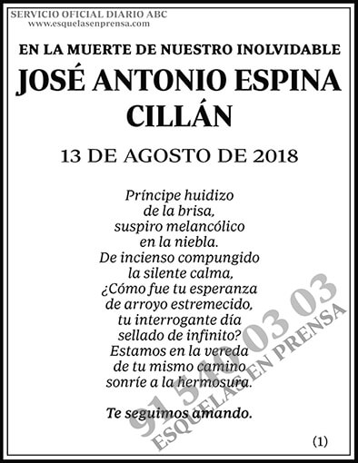 José Antonio Espina Cillán